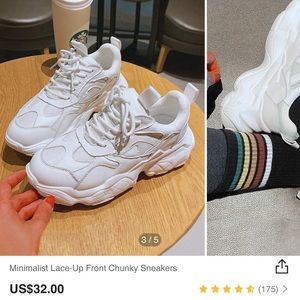 Casual Shein Sneakers Size European 40, US 8 1/2